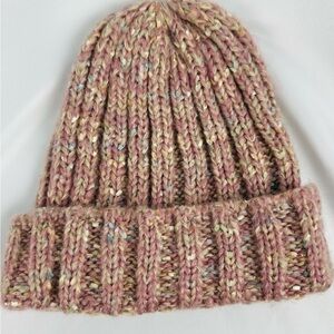 Cozy Pink Knit Beanie